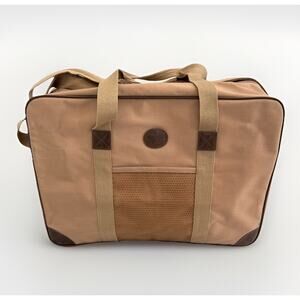 Vintage Ralph Lauren Safari For Men The Getaway Bag Canvas Khaki Tan Weekender